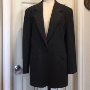 Lands End Cashmere Blend Jacket